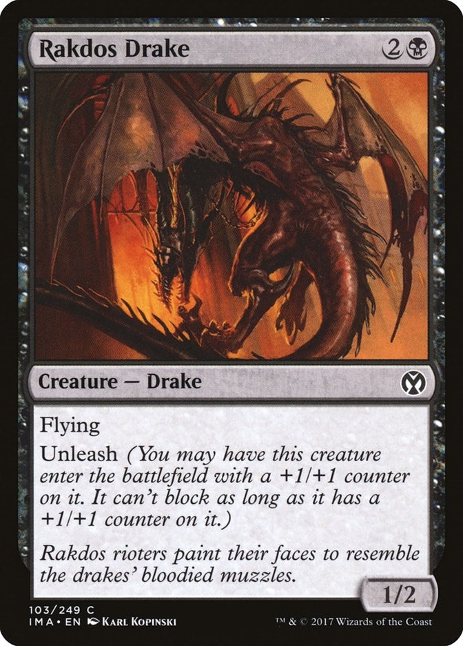 Image for Rakdos Drake (103) - Magic: The Gathering