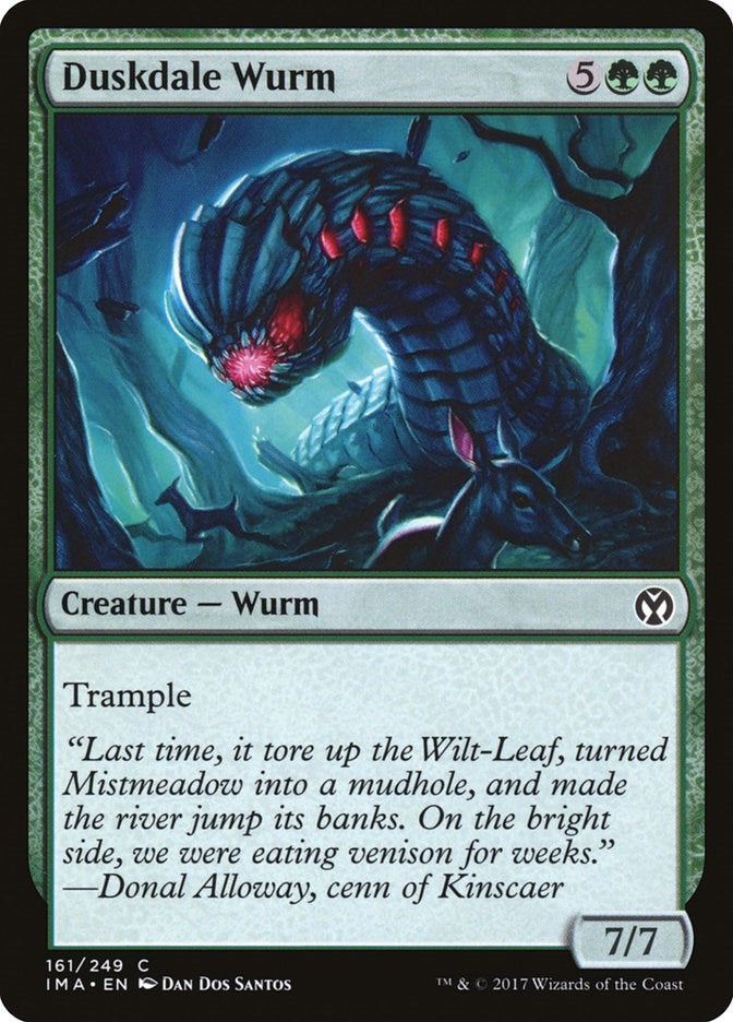 Image for Duskdale Wurm (161) - Magic: The Gathering