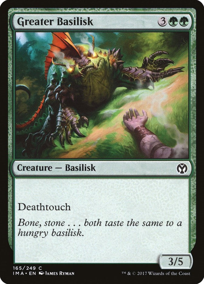 Image for Greater Basilisk (165) - Magic: The Gathering