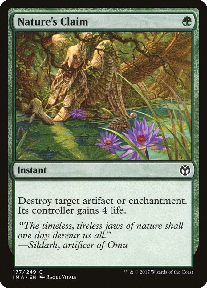 Image for Nature's Claim (177) - Magic: The Gathering