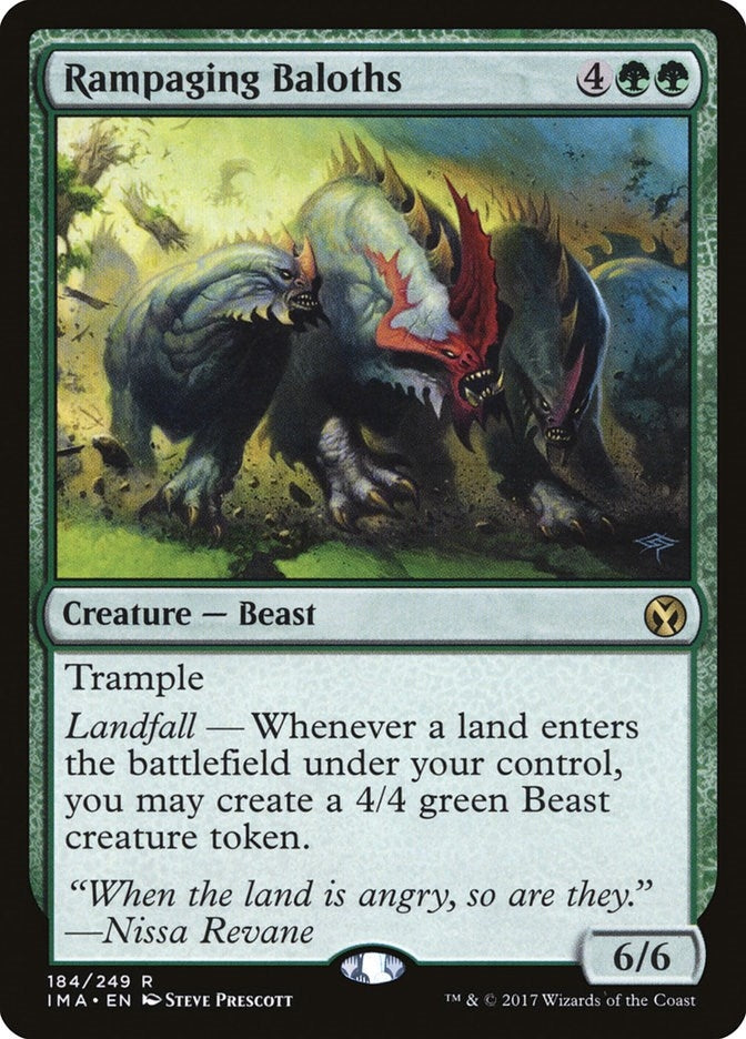 Image for Rampaging Baloths (184) - Magic: The Gathering