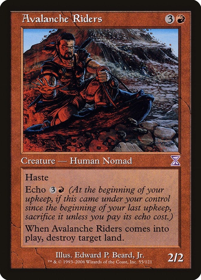 Image for Avalanche Riders (55) - Magic: The Gathering