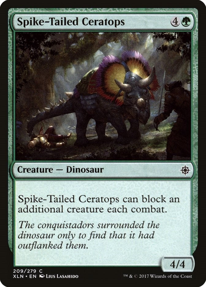 Image for Spike-Tailed Ceratops (209) - Magic: The Gathering