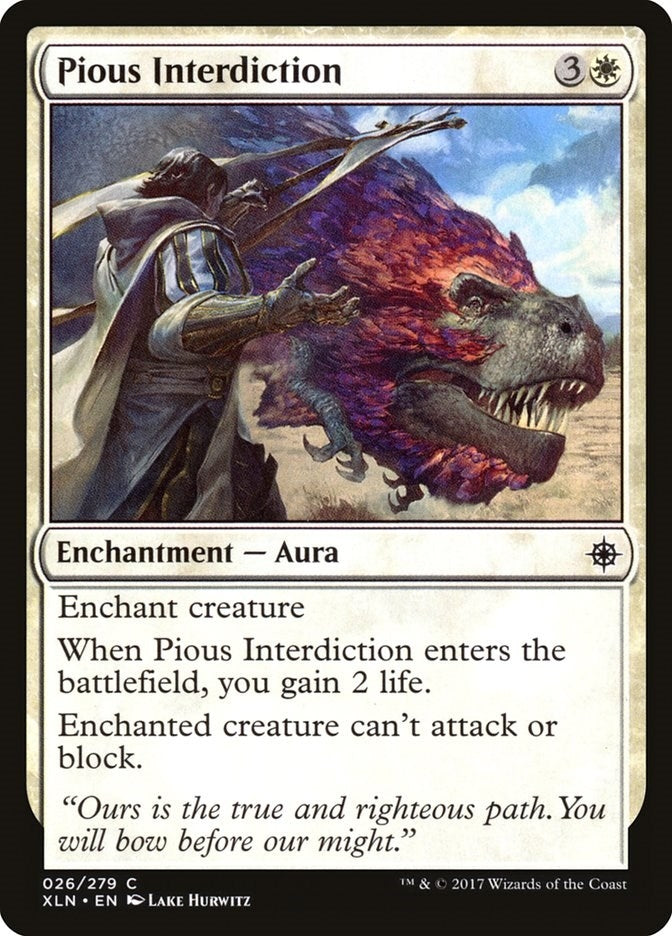 Image for Pious Interdiction (26) - Magic: The Gathering