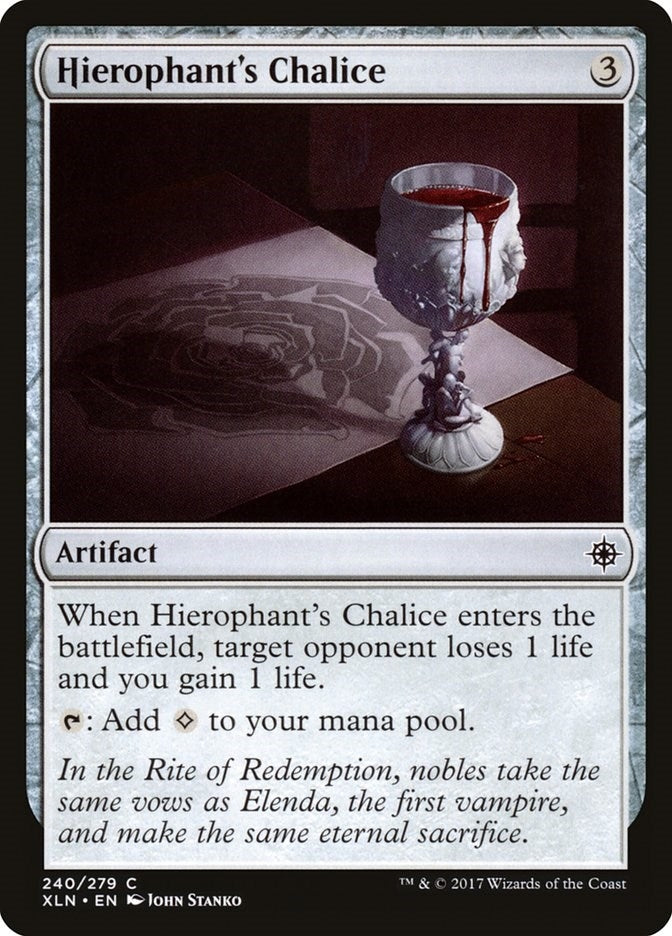Image for Hierophant's Chalice (240) (XLN) - Magic: The Gathering