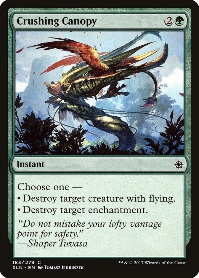 Image for Crushing Canopy (183) - Magic: The Gathering