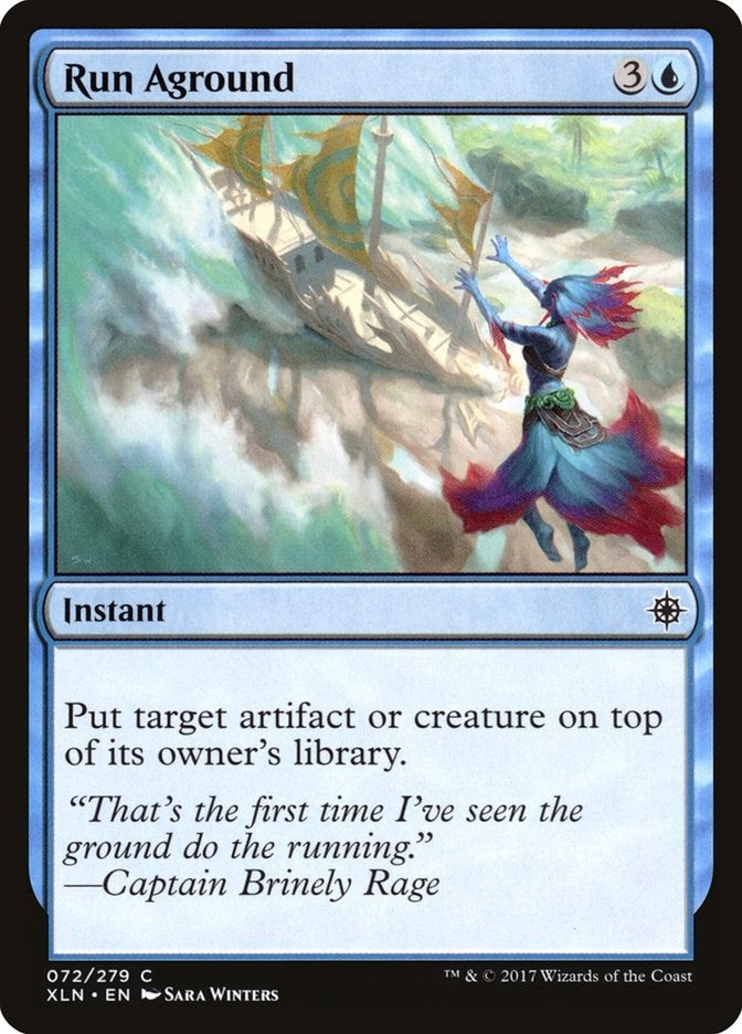 Image for Run Aground (72) - Magic: The Gathering
