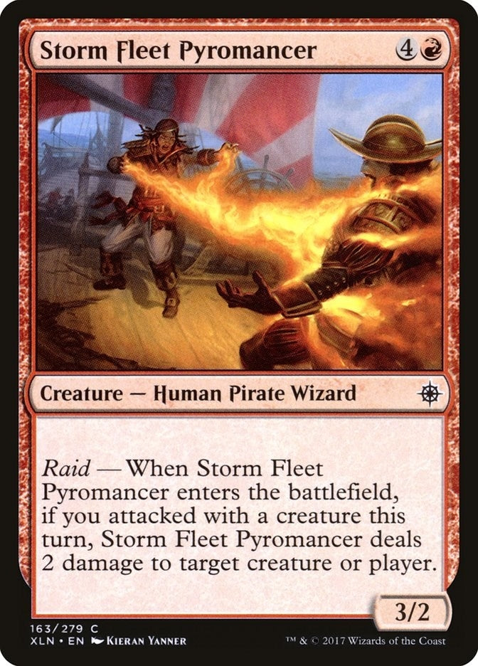 Image for Storm Fleet Pyromancer (163) - Magic: The Gathering