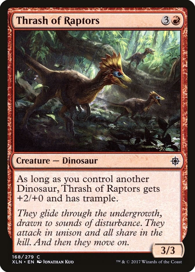 Image for Thrash of Raptors (168) - Magic: The Gathering