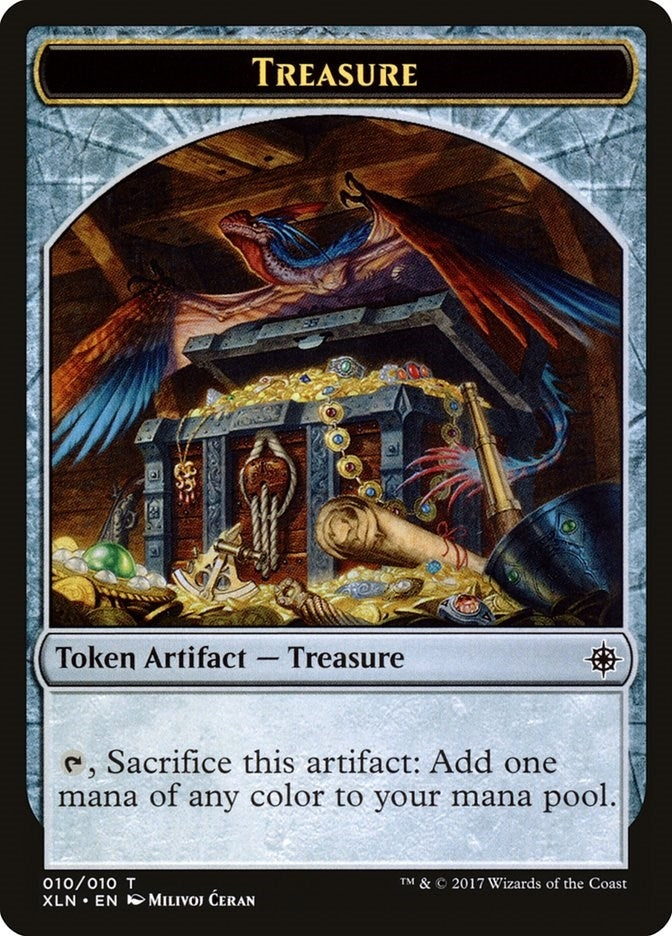 Image for Treasure Token (010) (10) (XLN) - Magic: The Gathering