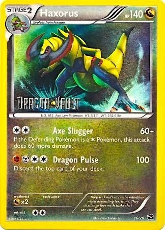 Image for Haxorus - 16/20 (Dragon Vault) (016/020) (BLE) - Pokemon