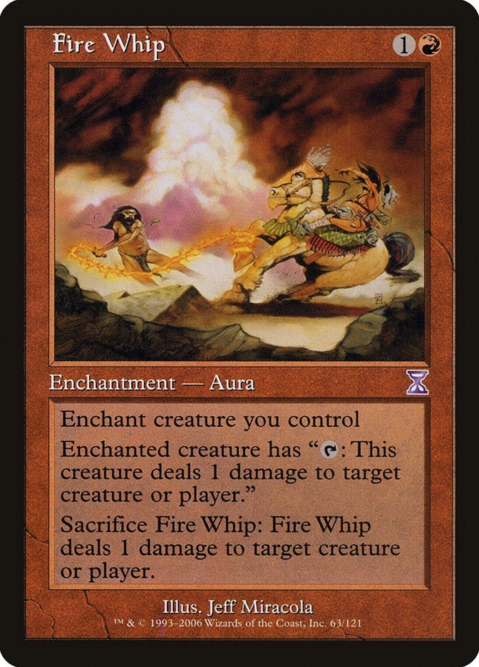 Image for Fire Whip (63) - Magic: The Gathering