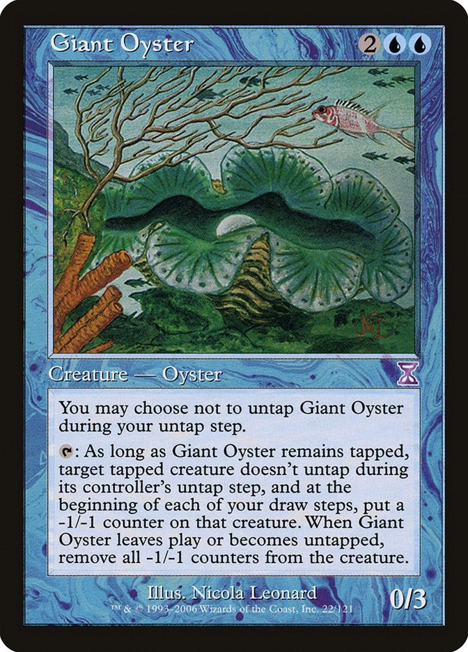 Image for Giant Oyster (22) - Magic: The Gathering