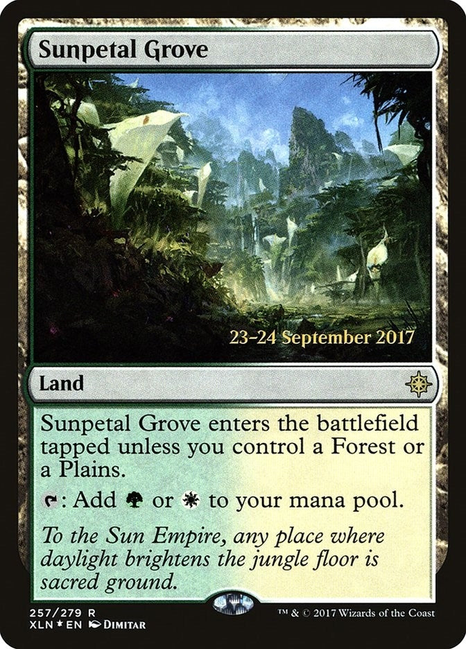 Image for Sunpetal Grove (257) - Magic: The Gathering