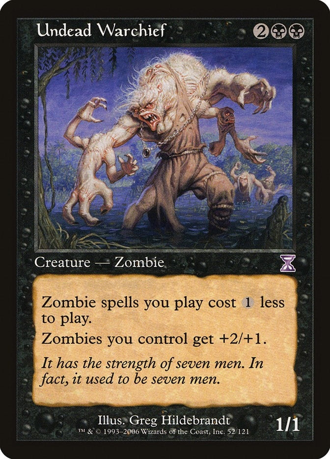 Image for Undead Warchief (52) - Magic: The Gathering