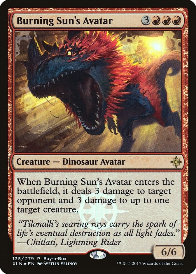 Image for Burning Sun's Avatar (135) (BABP) - Magic: The Gathering