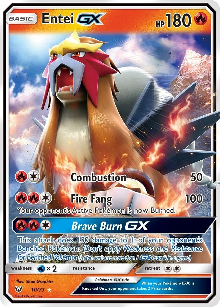 Image for Entei GX (10/73) (SHL) - Pokemon