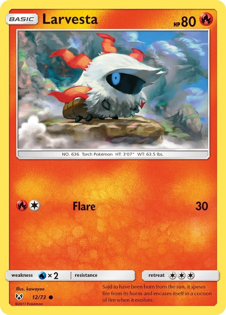 Image for Larvesta (12/73) (SHL) - Pokemon