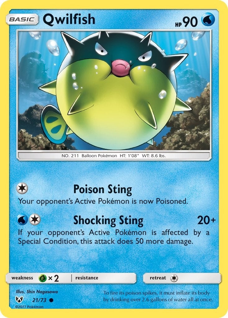 Image for Qwilfish (21/73) (SHL) - Pokemon
