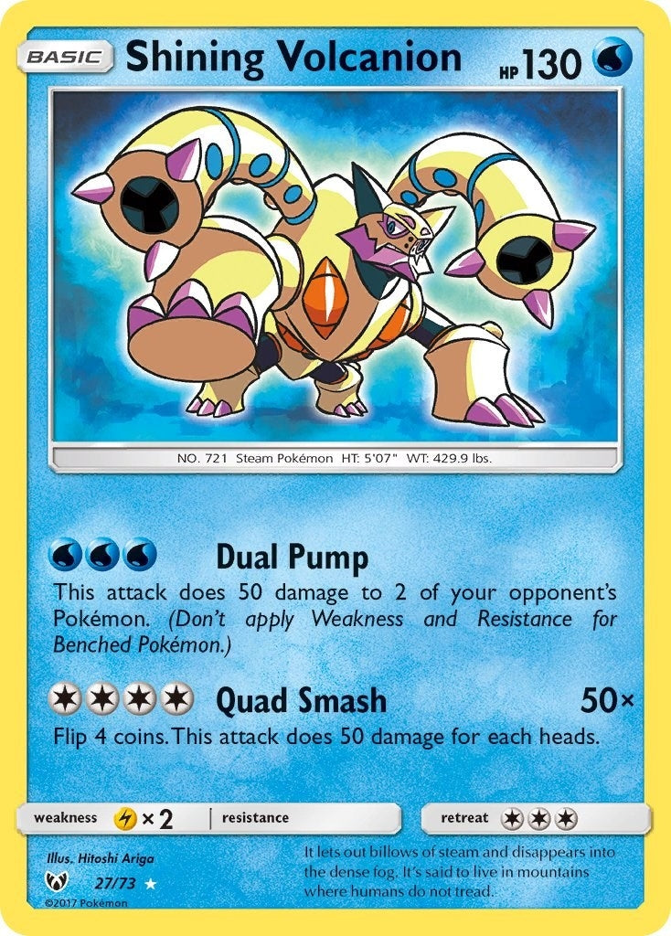 Image for Shining Volcanion (27/73) (SHL) - Pokemon