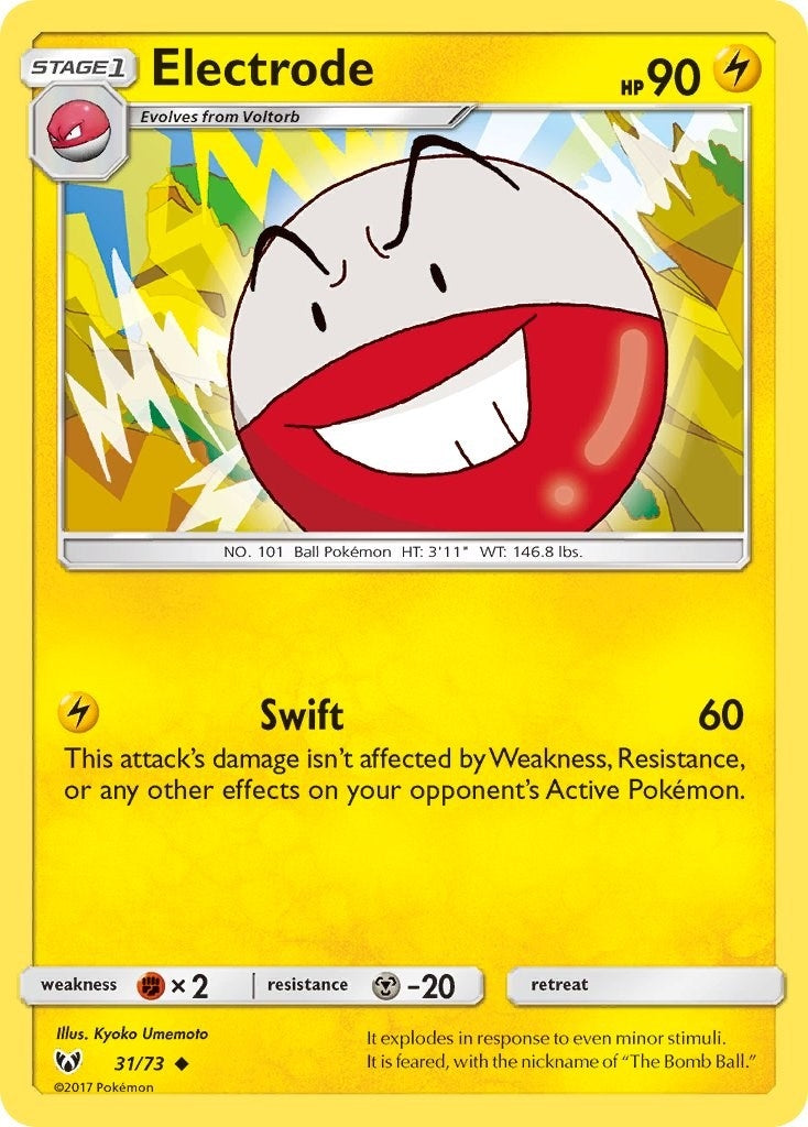 Image for Electrode (31/73) (SHL) - Pokemon