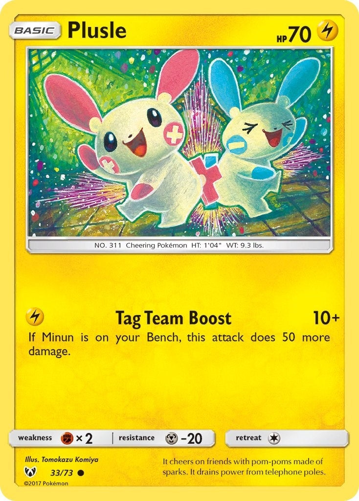 Image for Plusle (33/73) (SHL) - Pokemon