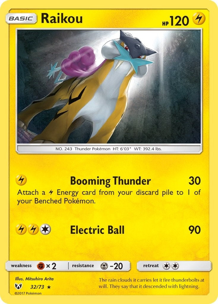Image for Raikou (32/73) (SHL) - Pokemon