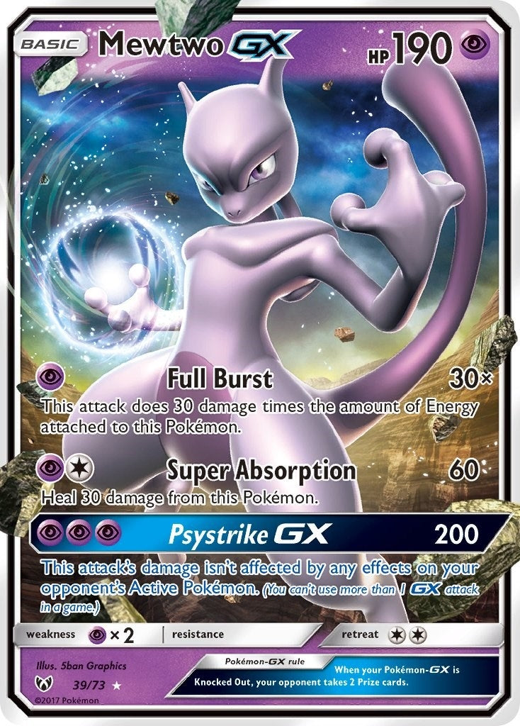 Image for Mewtwo GX (39/73) (SHL) - Pokemon