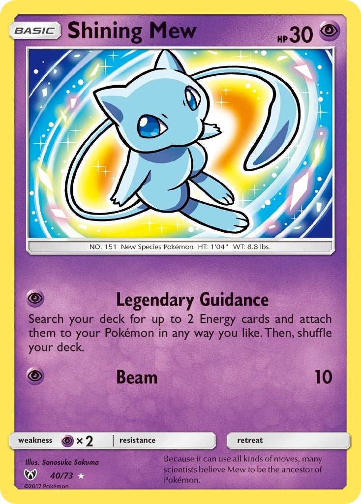 Image for Shining Mew (40/73) (SHL) - Pokemon