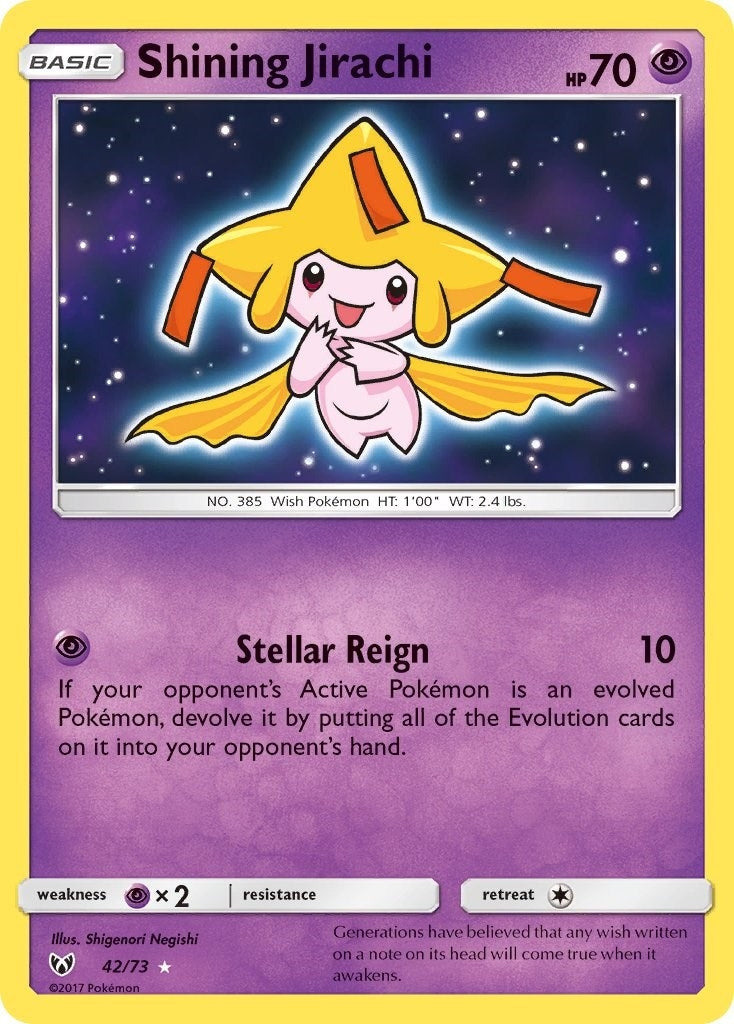 Image for Shining Jirachi (42/73) (SHL) - Pokemon