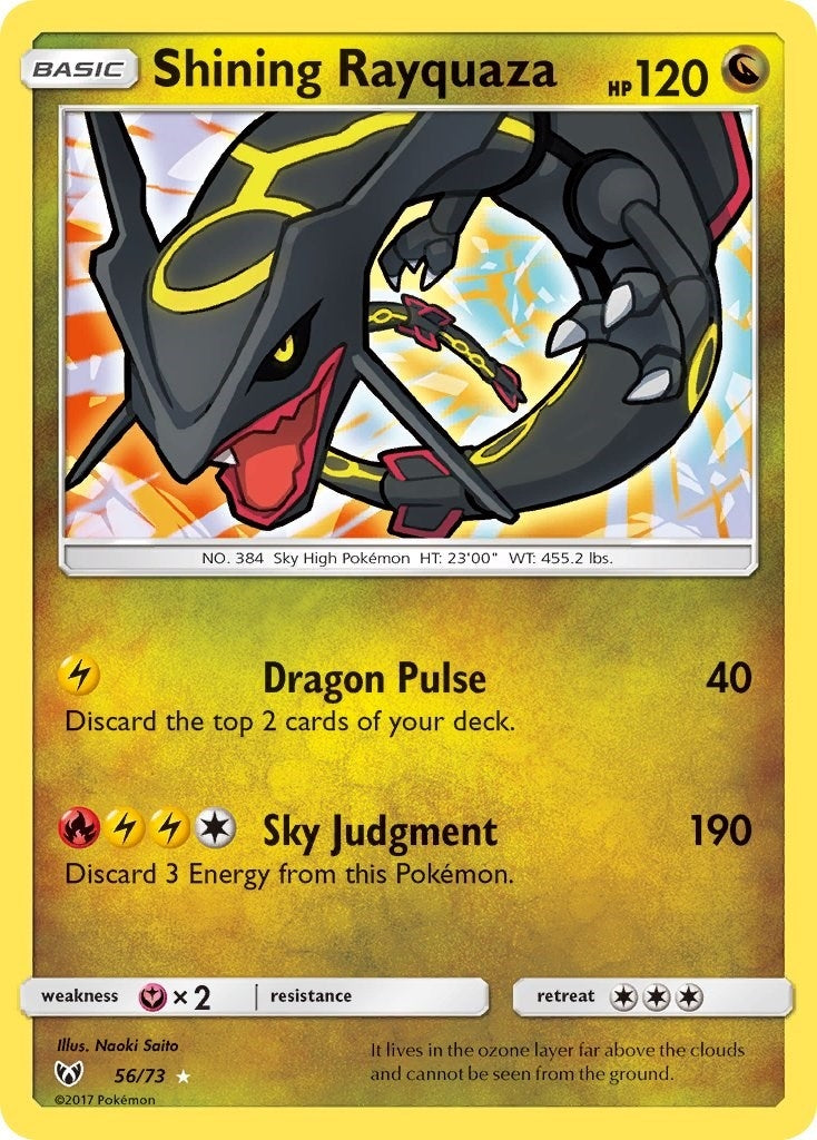 Image for Shining Rayquaza (56/73) (SHL) - Pokemon