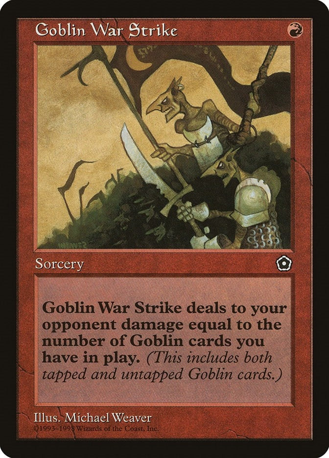 Image for Goblin War Strike - Magic: The Gathering
