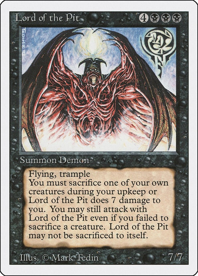 Image for Lord of the Pit - Magic: The Gathering