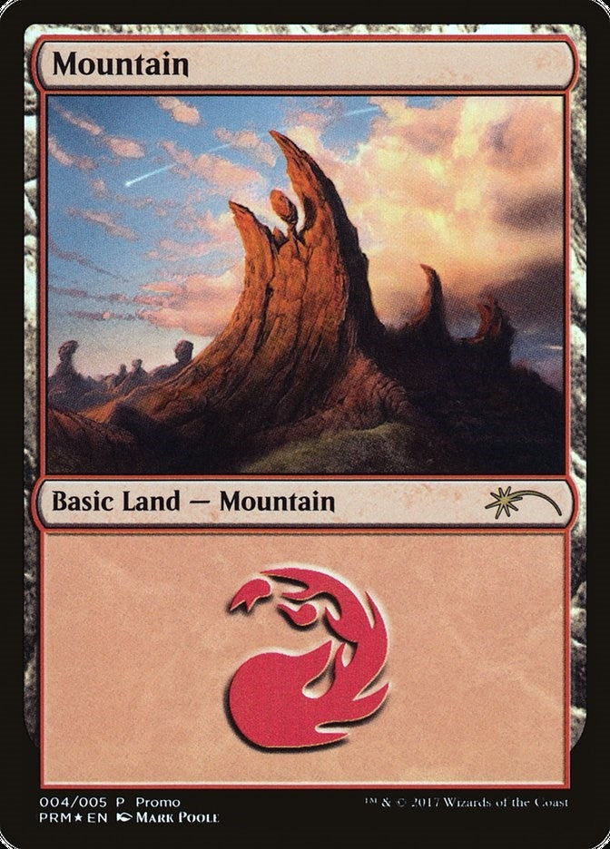 Image for Mountain (2017 Gift Pack - Poole) (4) - Magic: The Gathering
