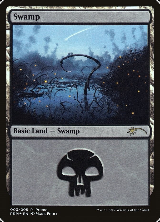 Image for Swamp (2017 Gift Pack - Poole) (3) - Magic: The Gathering