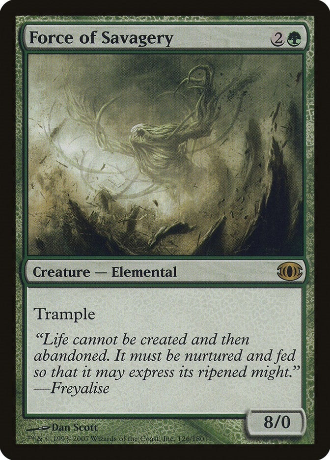 Image for Force of Savagery (126) - Magic: The Gathering