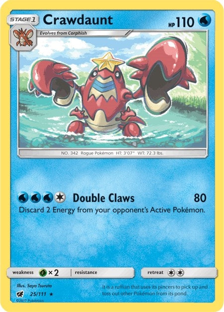 Image for Crawdaunt (25/111) (SM04) - Pokemon