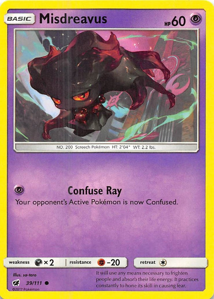 Image for Misdreavus (39/111) (SM04) - Pokemon