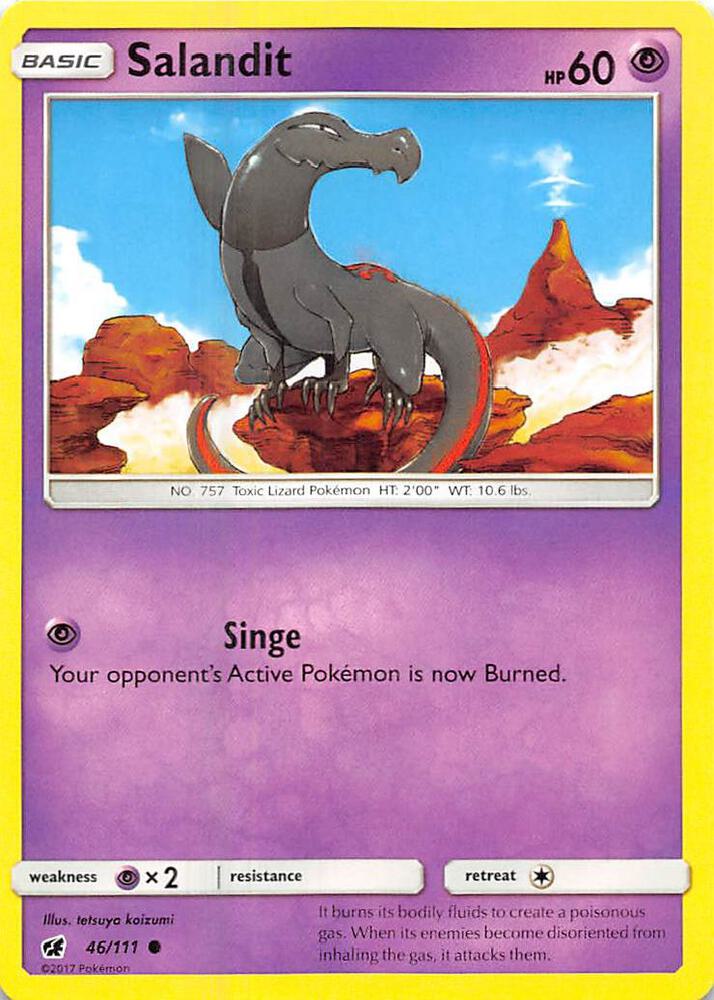 Image for Salandit (46/111) (SM04) - Pokemon