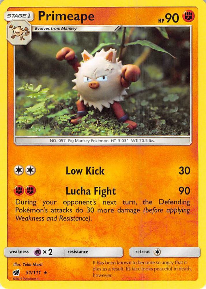 Image for Primeape (51/111) (SM04) - Pokemon