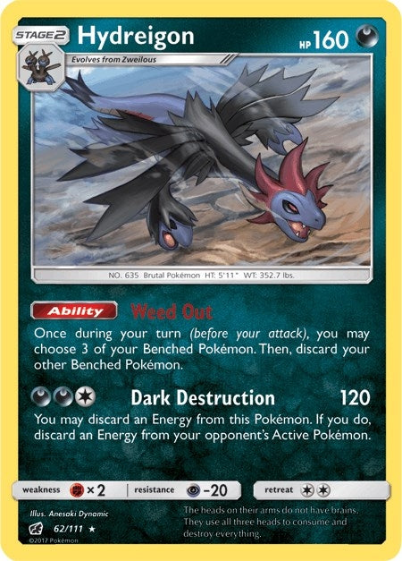Image for Hydreigon (62/111) (SM04) - Pokemon