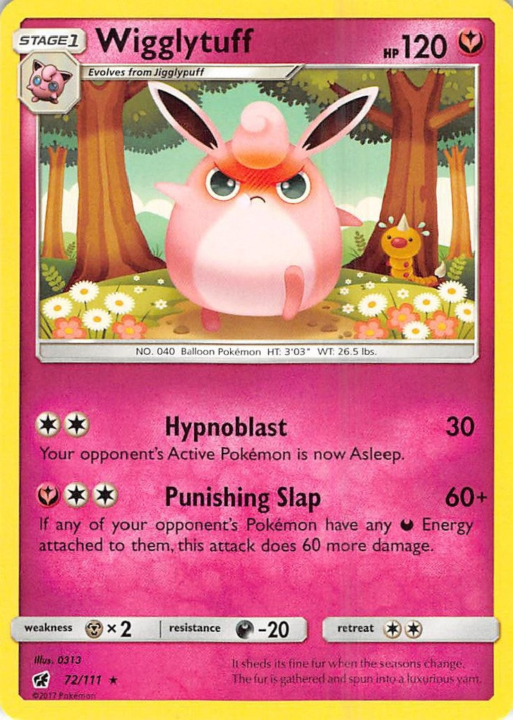 Image for Wigglytuff (72/111) (SM04) - Pokemon