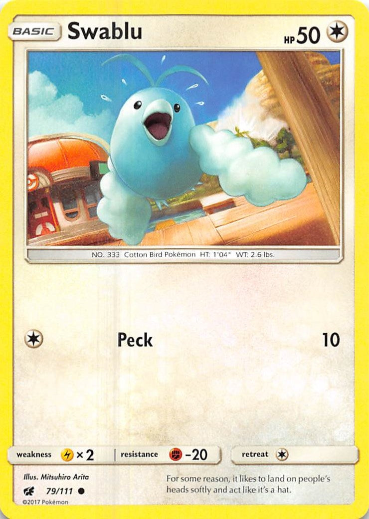 Image for Swablu (79/111) (SM04) - Pokemon