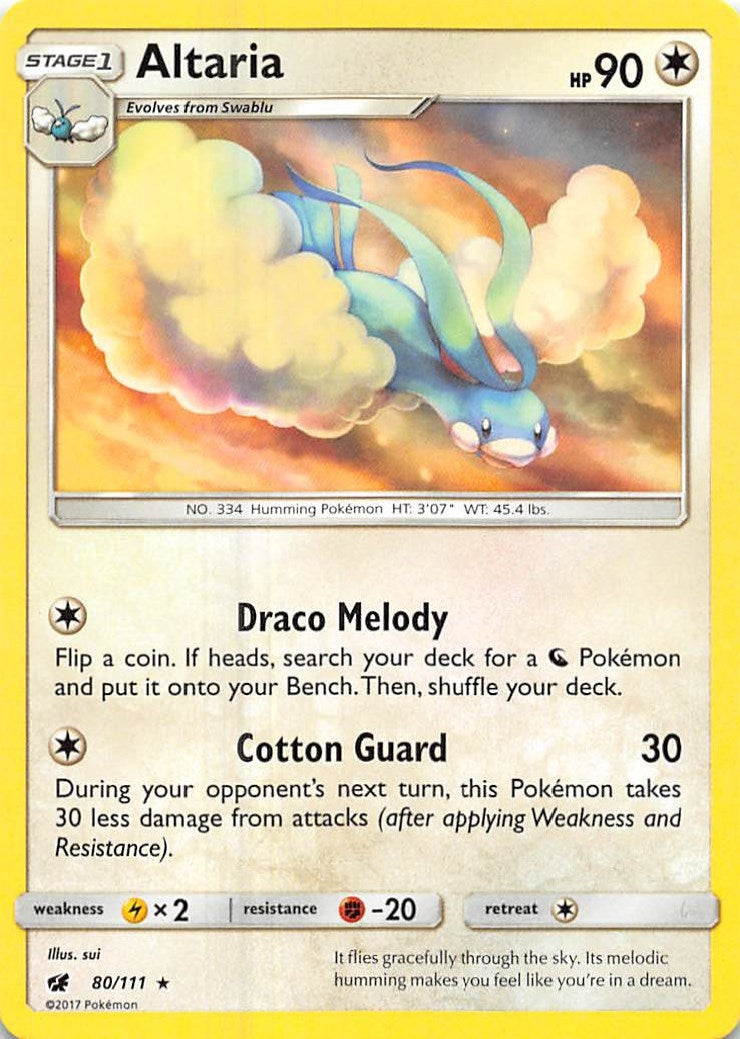 Image for Altaria (80/111) (SM04) - Pokemon