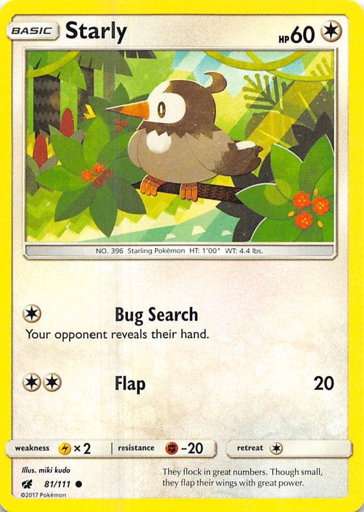 Image for Starly (81/111) (SM04) - Pokemon