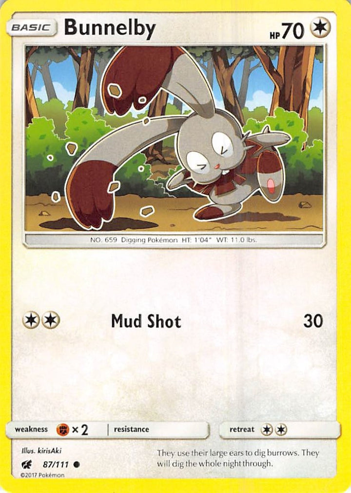 Image for Bunnelby (87/111) (SM04) - Pokemon