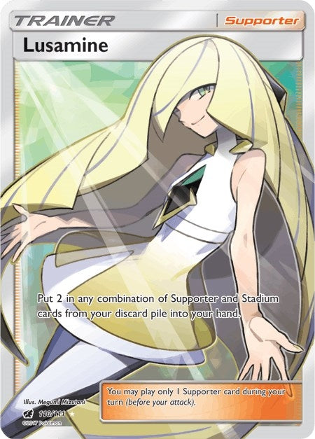 Image for Lusamine (Full Art) (110/111) (SM04) - Pokemon