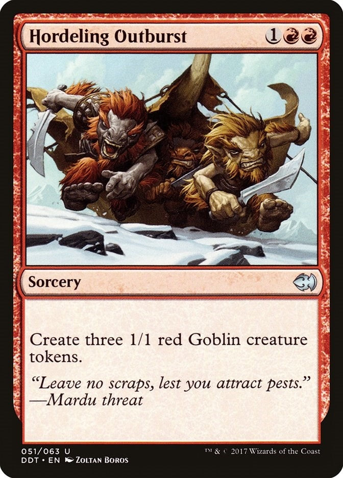 Image for Hordeling Outburst (51) - Magic: The Gathering