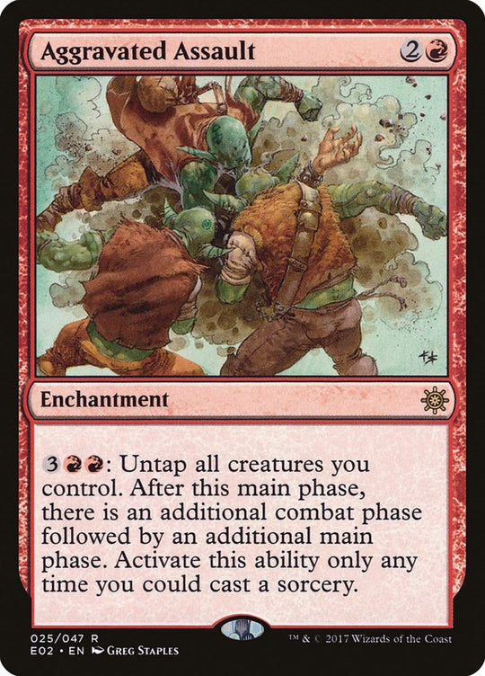 Image for Aggravated Assault (25) (E02) - Magic: The Gathering