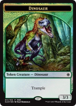 Image for Dinosaur // Treasure Double-Sided Token (11) - Magic: The Gathering